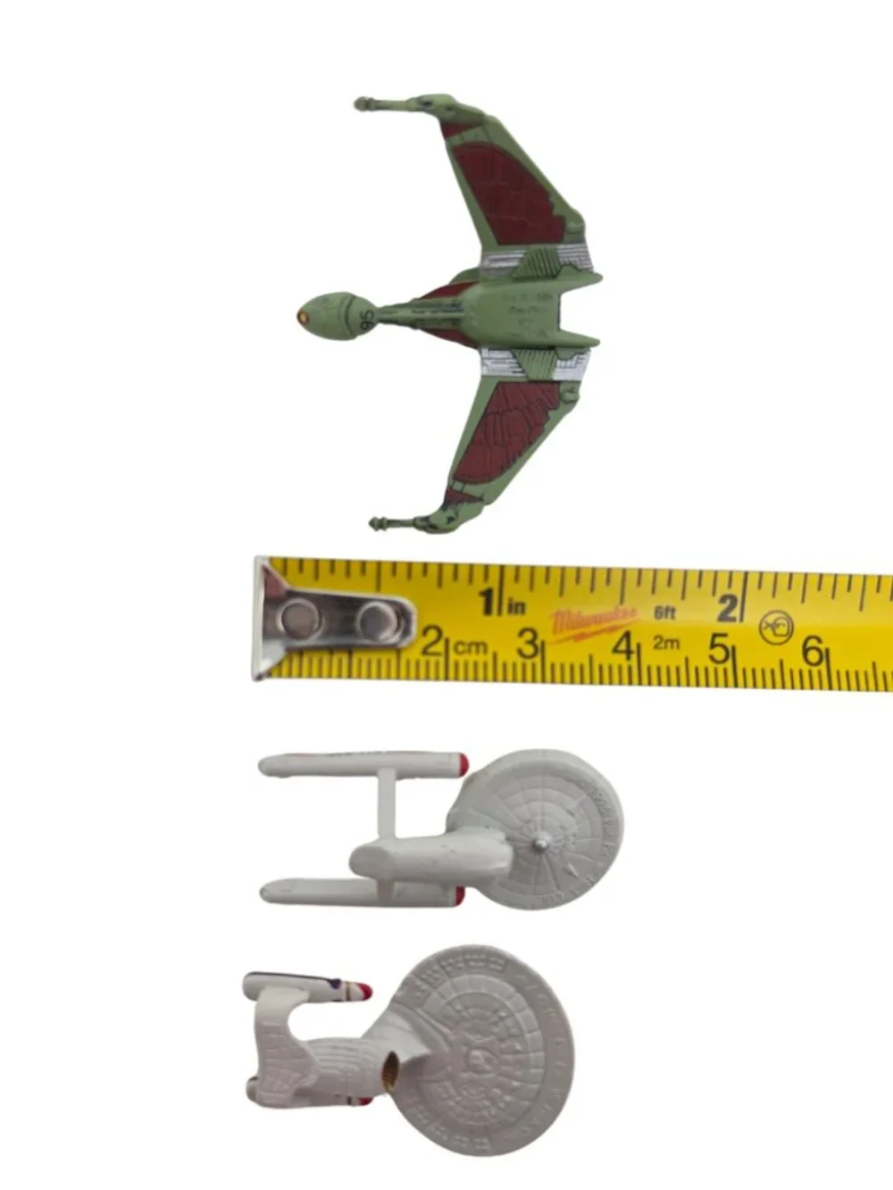 Vtg 1995 Hallmark Keepsake The Ships of Star Trek Ornament 3 Pc Set Miniatures